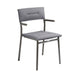 Lafuma Oron Fauteuil repas matelassé BeComfort Silver