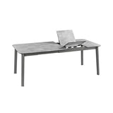 Lafuma Oron Table extensible 154-200 x 100cm 6 à 8 personnes HPL Ciment