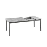 Lafuma Oron Table extensible 154-200 x 100cm 6 à 8 personnes HPL Ciment