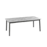 Lafuma Oron Table extensible 154-200 x 100cm 6 à 8 personnes HPL Ciment