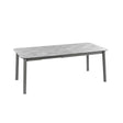 Lafuma Oron Table extensible 154-200 x 100cm 6 à 8 personnes HPL Ciment