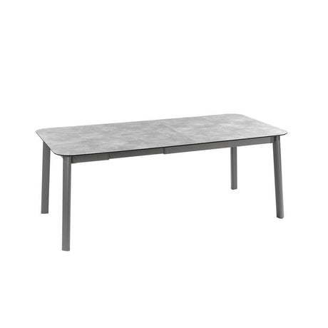 Lafuma Oron Table extensible 154-200 x 100cm 6 à 8 personnes HPL Ciment