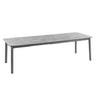 Lafuma Oron Table extensible 200-260 x 100cm 8 à 10 personnes HPL Ciment