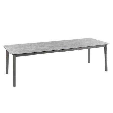 Lafuma Oron Table extensible 200-260 x 100cm 8 à 10 personnes HPL Ciment
