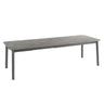 Lafuma Oron Table extensible 200-260 x 100cm 8 à 10 personnes HPL Fusain