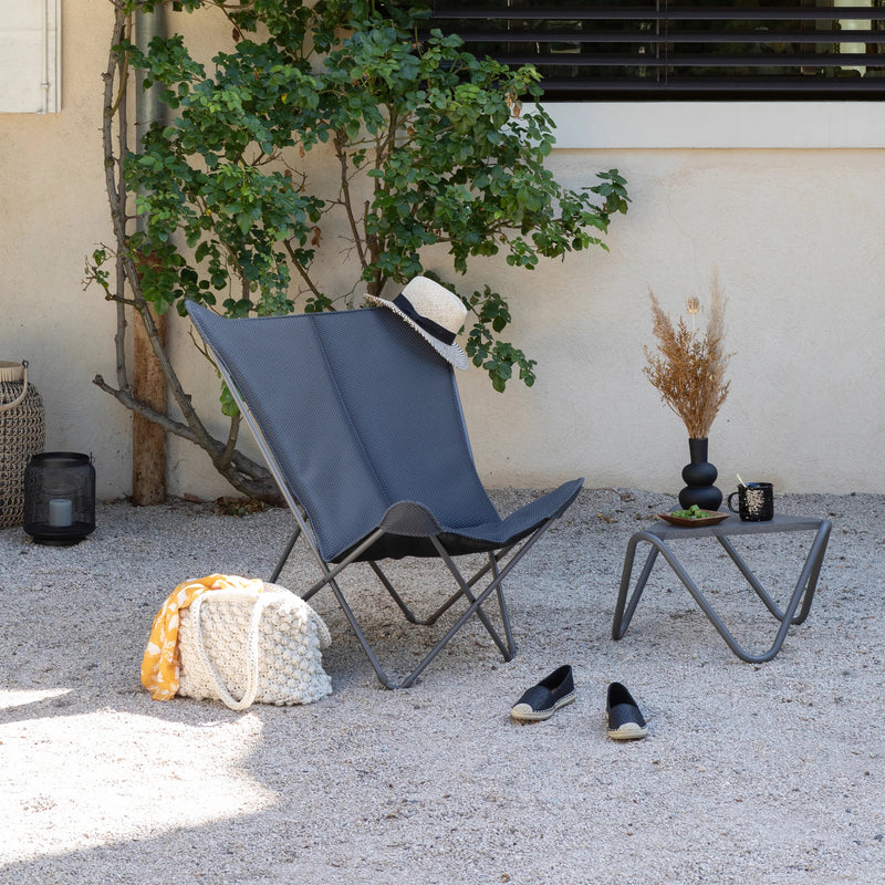 Lafuma Pop Up XL Becomfort Deckchair Deckchair Dark Gray Jardin Confort SA