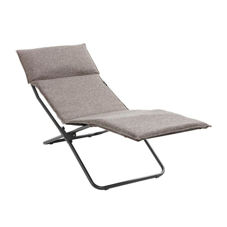 Lafuma Transalounge Chaise longue d'intérieur Zéro Gravité Niksen Cendre