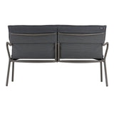 Lafuma Vence Banquette basse BeComfort avec coussin d'assise Dark Grey