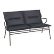 Lafuma Vence Banquette basse BeComfort avec coussin d'assise Dark Grey