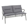 Lafuma Vence Banquette basse BeComfort avec coussin d'assise Silver