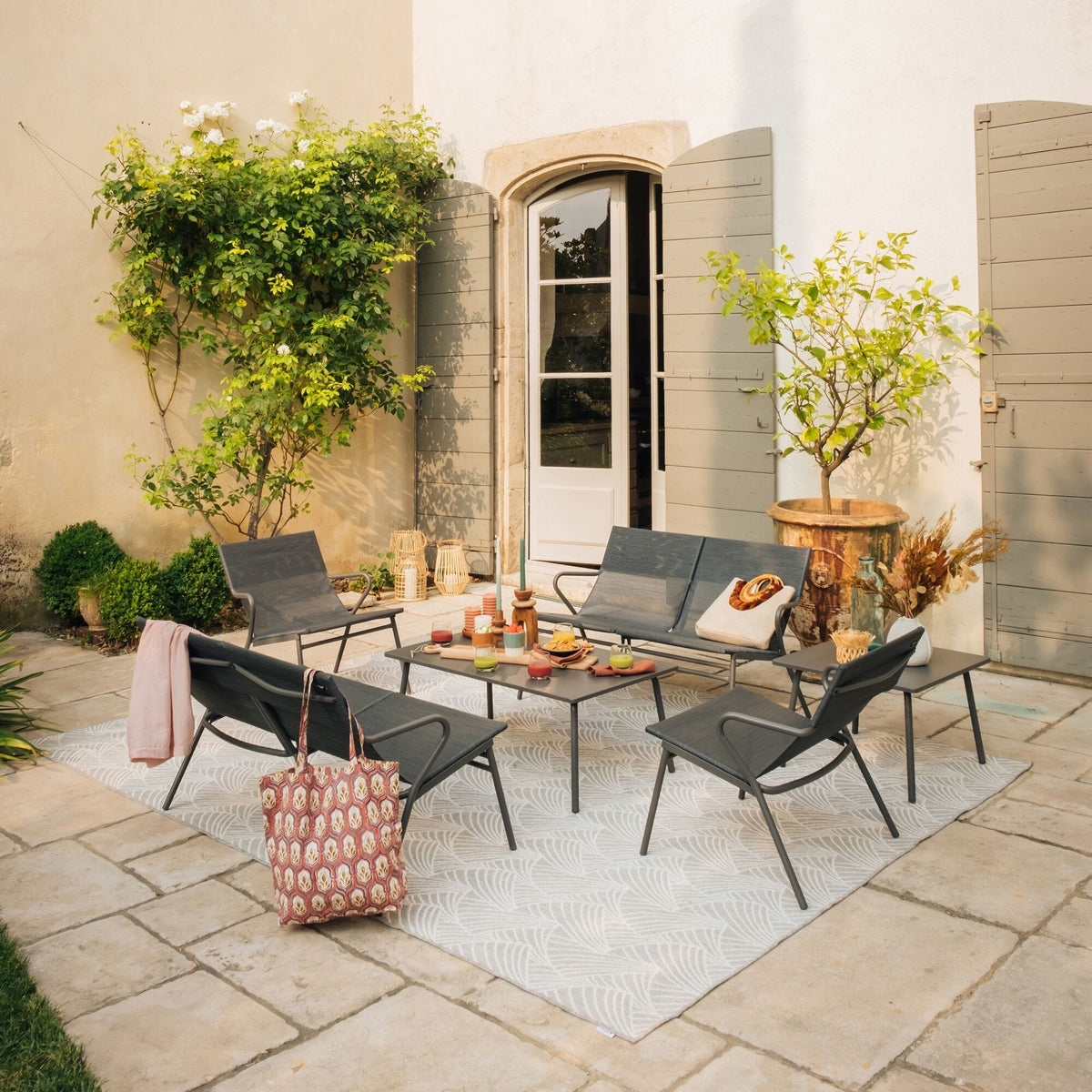 Lafuma Vence Fauteuil bas Batyline Duo ambiance