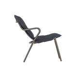 Lafuma Vence Fauteuil bas BeComfort avec coussin d'assise Dark Grey