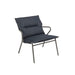 Lafuma Vence Fauteuil bas BeComfort avec coussin d'assise Dark Grey