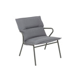 Lafuma Vence Fauteuil bas BeComfort avec coussin d'assise Silver