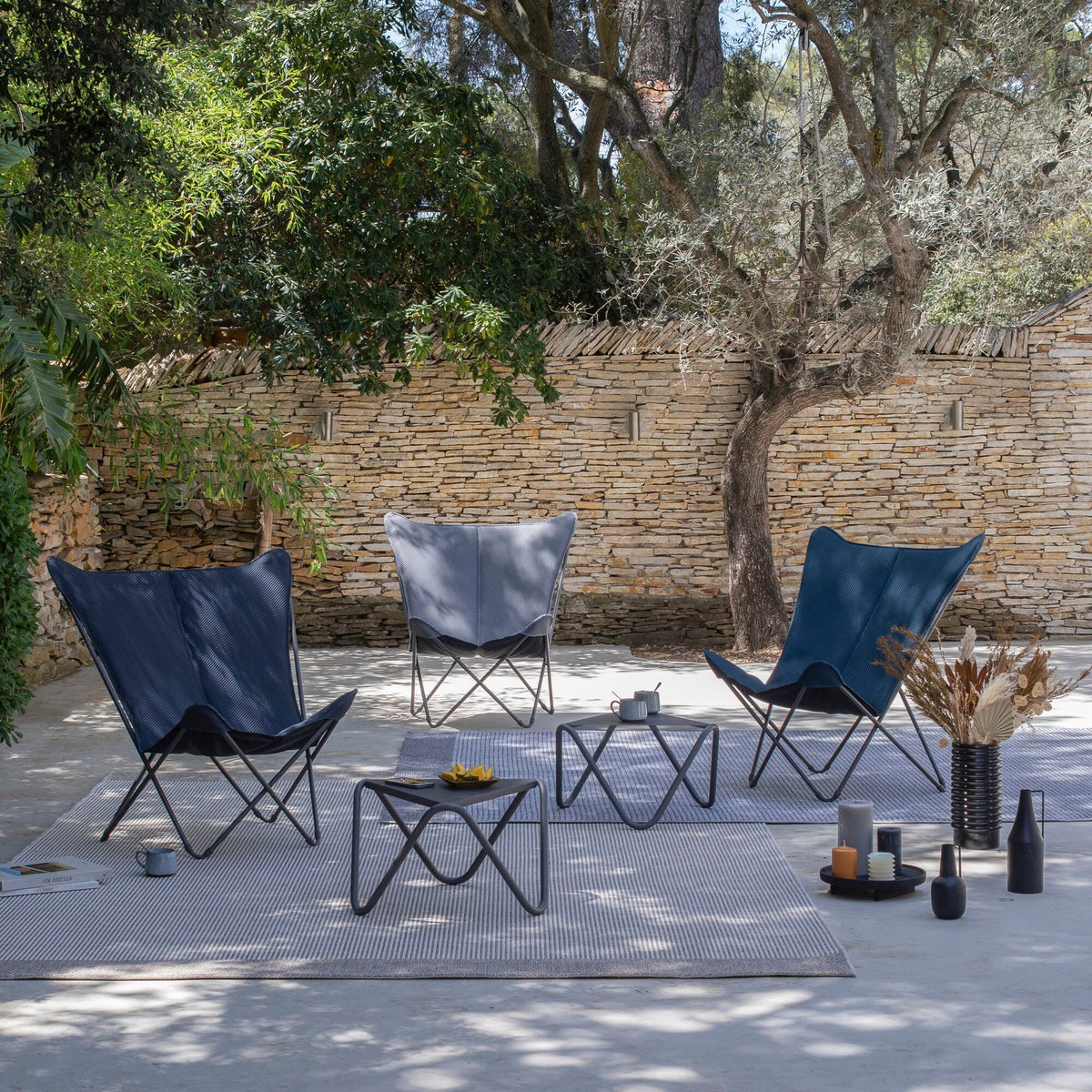 Lafuma Vogue Table basse plateau micro-perforé ambiance