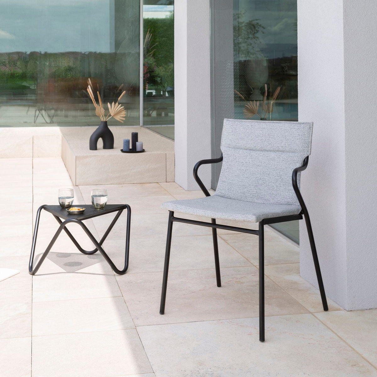 Lafuma Vogue Table basse plateau micro-perforé ambiance