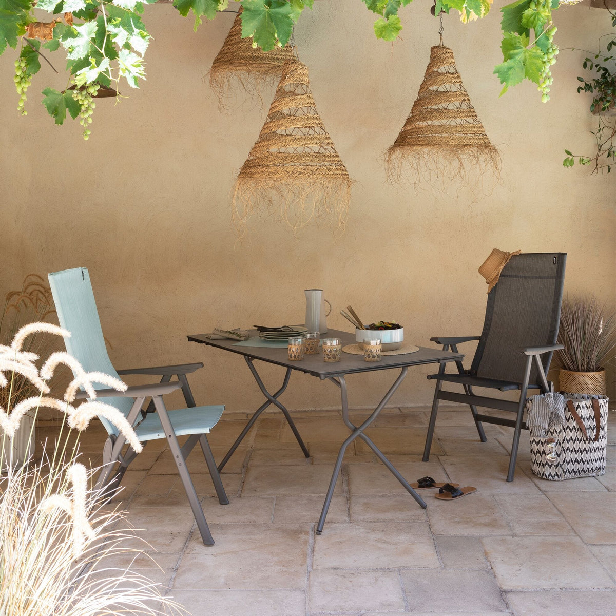 Lafuma Zen-it Fauteuil pliant dossier haut Batyline Duo ambiance