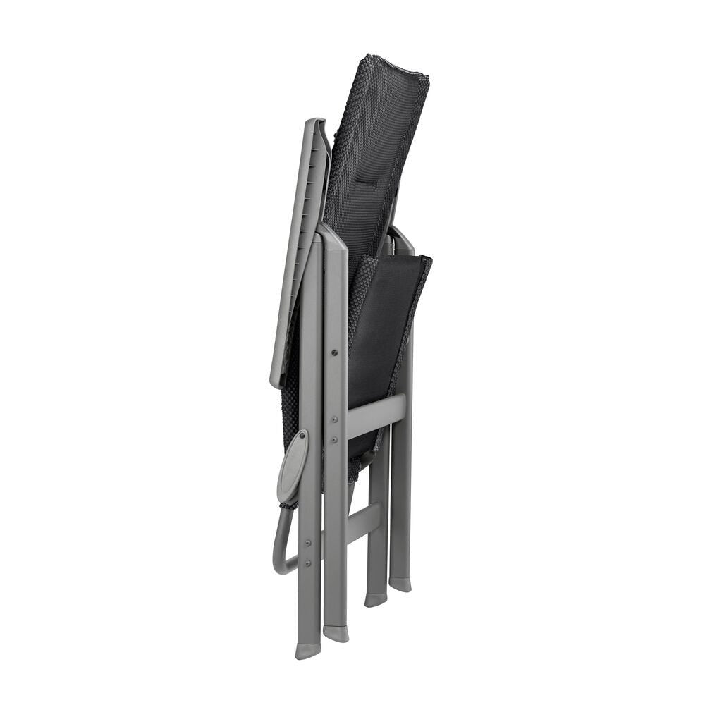 Lafuma Zen-it Fauteuil pliant matelassé dossier haut BeComfort Dark Grey