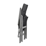 Lafuma Zen-it Fauteuil pliant matelassé dossier haut BeComfort Dark Grey