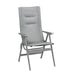 Lafuma Zen-it Fauteuil pliant matelassé dossier haut BeComfort Silver