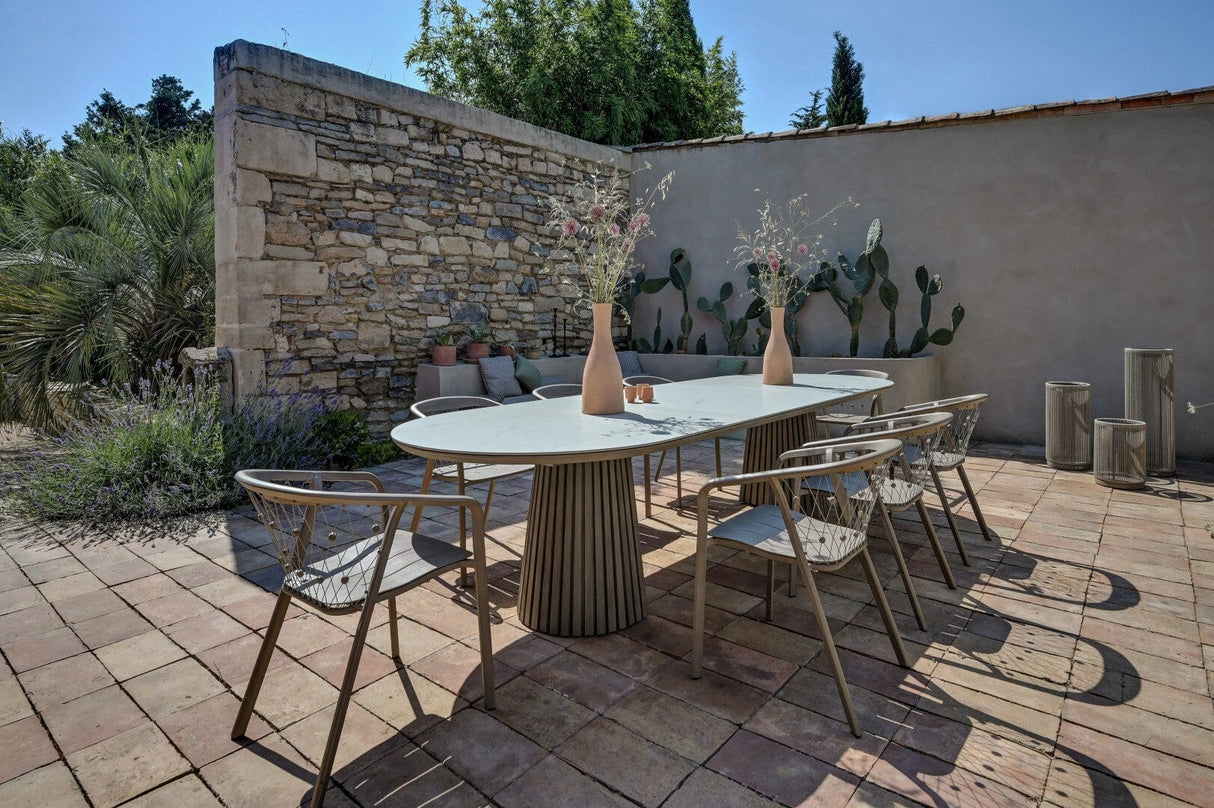 Les Jardins Chester Fauteuil repas empilable 