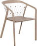 Les Jardins Chester Fauteuil repas empilable Aluminium Duratek 