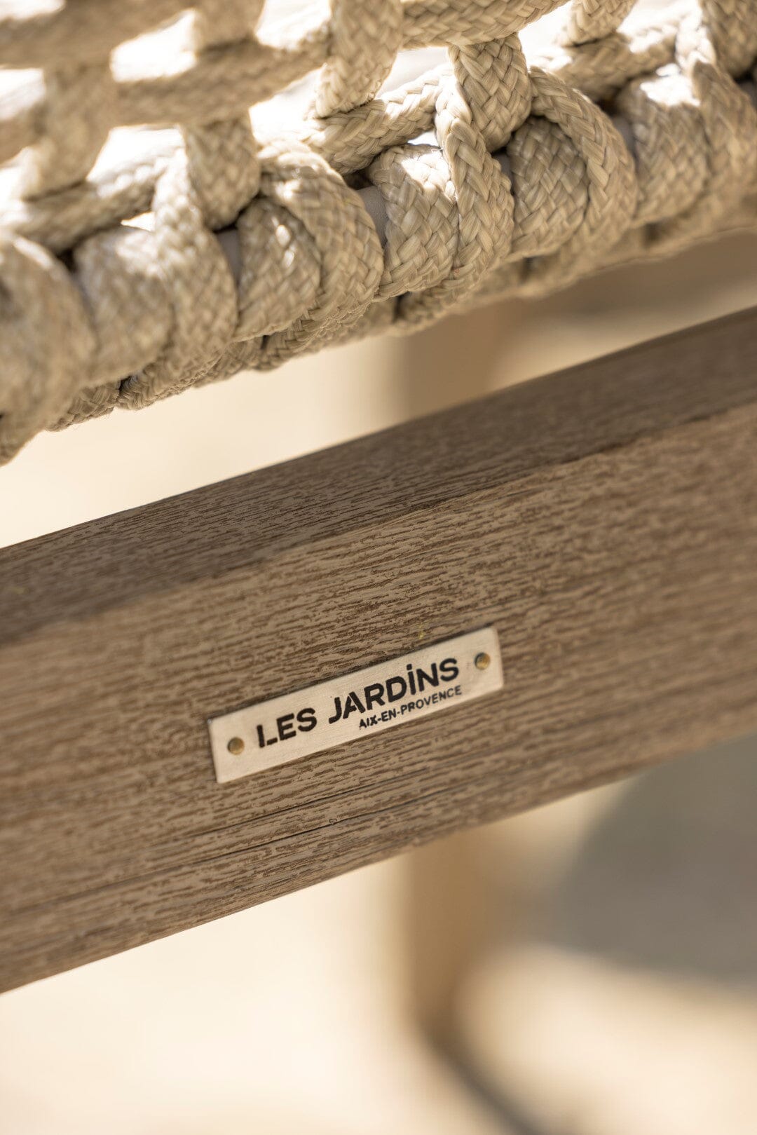 Les Jardins Copenhague Fauteuil repas tresse 