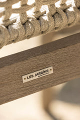 Les Jardins Copenhague Fauteuil repas tresse 