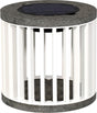 Les Jardins Halo Lampe de table solaire 200 Lumens Blanc 