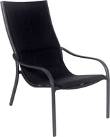 Les Jardins Koton Fauteuil Lounge Structure Gris Espace / Toile Eden Gris chiné 