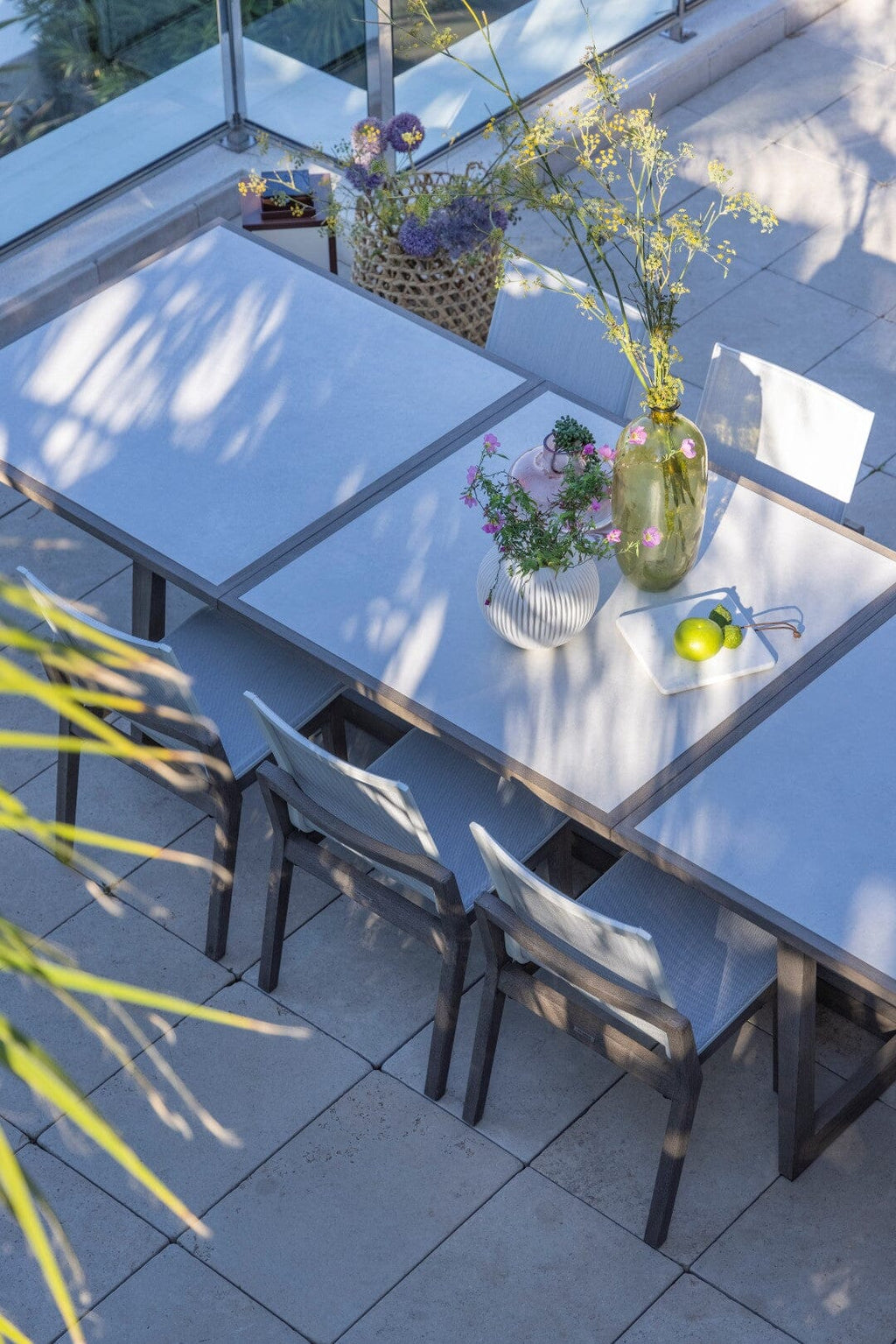 Les Jardins Skaal Structure Table extensible 210/320x106cm, Plateaux ...