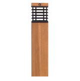 Les Jardins Tekura Borne solaire h:75cm 500 Lumens Teck naturel 