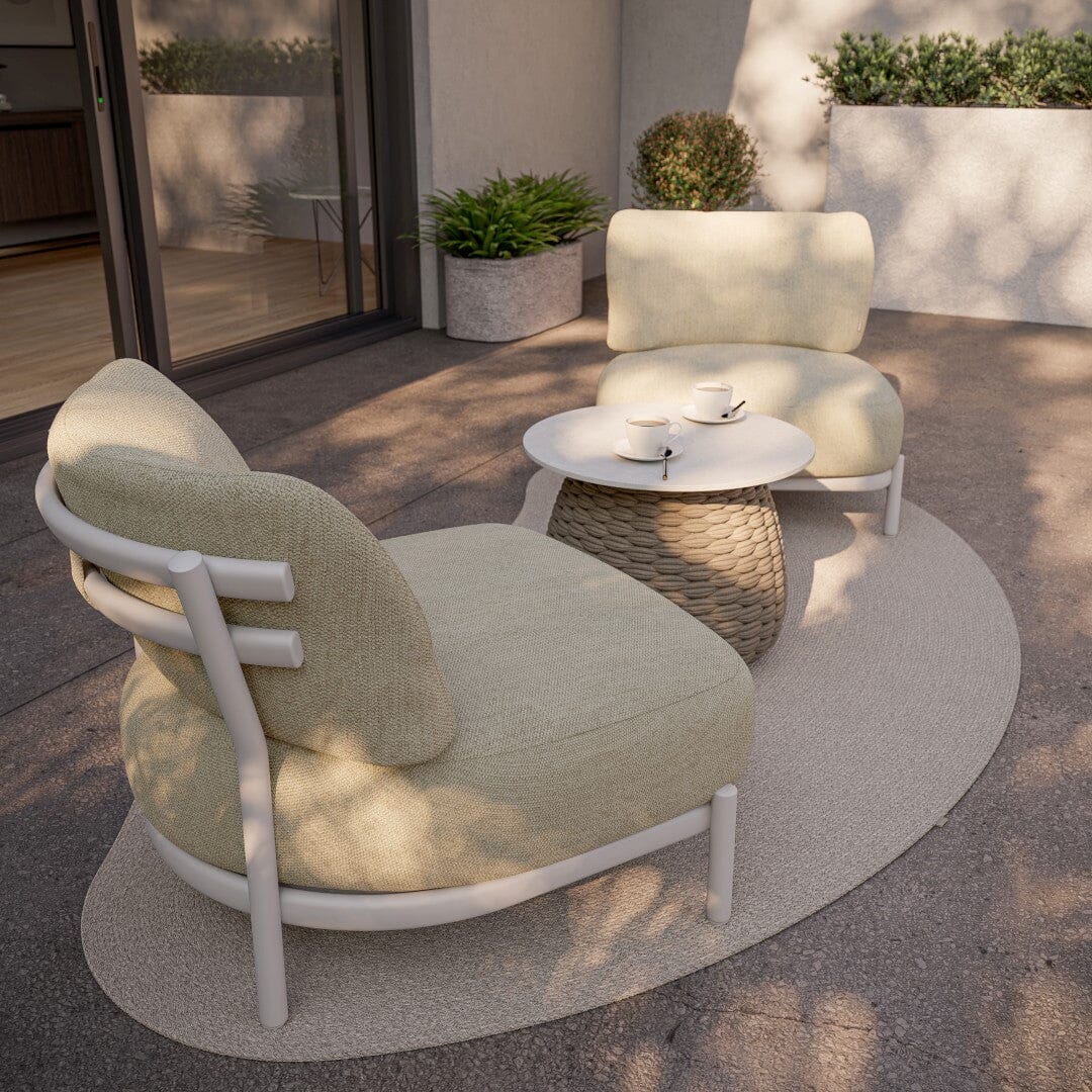 Manutti Alune Fauteuil Lounge sans accoudoirs, coussins non inclus 