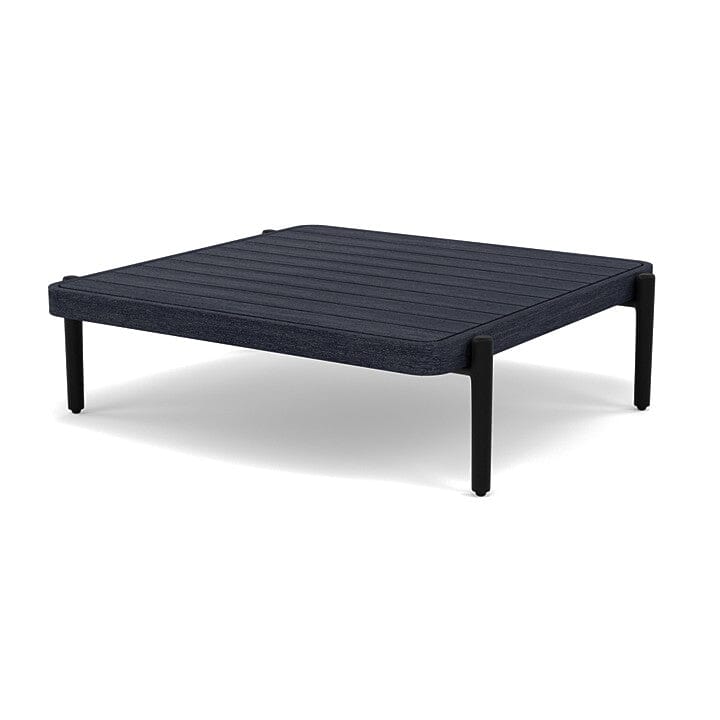 Manutti Flows Coffee Table 76x70cm h:22cm Black AF07 - Teak nero (HFTN) 