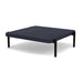 Manutti Flows Coffee Table 76x70cm h:22cm Black AF07 - Teak nero (HFTN) 
