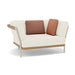 Manutti Flows Set de coussins Fauteuil club 1-Seater (Cat.A) TE-Vanilla-1 