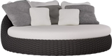 Manutti Kobo Daybed, coussins non inclus Rope Anthracite 45mm (4R03) 