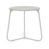 Manutti Mood Coffee table - Table basse ronde Ø 60cm h:56cm Plateau Céramique ou HPL Flint SF13 Ceramic Perla 6mm 6K66 