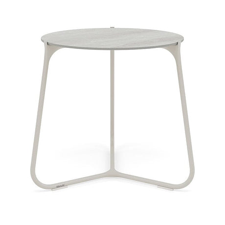 Manutti Mood Coffee table - Table basse ronde Ø 60cm h:56cm Plateau Céramique ou HPL Flint SF13 Ceramic Perla 6mm 6K66 