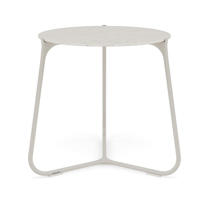 Manutti Mood Coffee table - Table basse ronde Ø 60cm h:56cm Plateau Céramique ou HPL Flint SF13 Ceramic Speckled Sand 12mm 5K73 