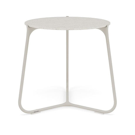 Manutti Mood Coffee table - Table basse ronde Ø 60cm h:56cm Plateau Céramique ou HPL Flint SF13 Ceramic Speckled Sand 12mm 5K73 