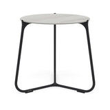 Manutti Mood Coffee table - Table basse ronde Ø 60cm h:56cm Plateau Céramique ou HPL Lava SF10 Ceramic Perla 6mm 6K66 