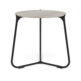 Manutti Mood Coffee table - Table basse ronde Ø 60cm h:56cm Plateau Céramique ou HPL Lava SF10 Ceramic Travertin Crema 12mm 5K74 