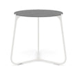 Manutti Mood Coffee table - Table basse ronde Ø 60cm h:56cm Plateau Céramique ou HPL White SF08 Ceramic Basalt Grey 6mm 6K70 