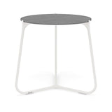 Manutti Mood Coffee table - Table basse ronde Ø 60cm h:56cm Plateau Céramique ou HPL White SF08 Ceramic Basalt Grey 6mm 6K70 