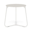 Manutti Mood Coffee table - Table basse ronde Ø 60cm h:56cm Plateau Céramique ou HPL White SF08 Ceramic Speckled Sand 12mm 5K73 