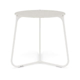 Manutti Mood Coffee table - Table basse ronde Ø 60cm h:56cm Plateau Céramique ou HPL White SF08 Ceramic Speckled Sand 12mm 5K73 