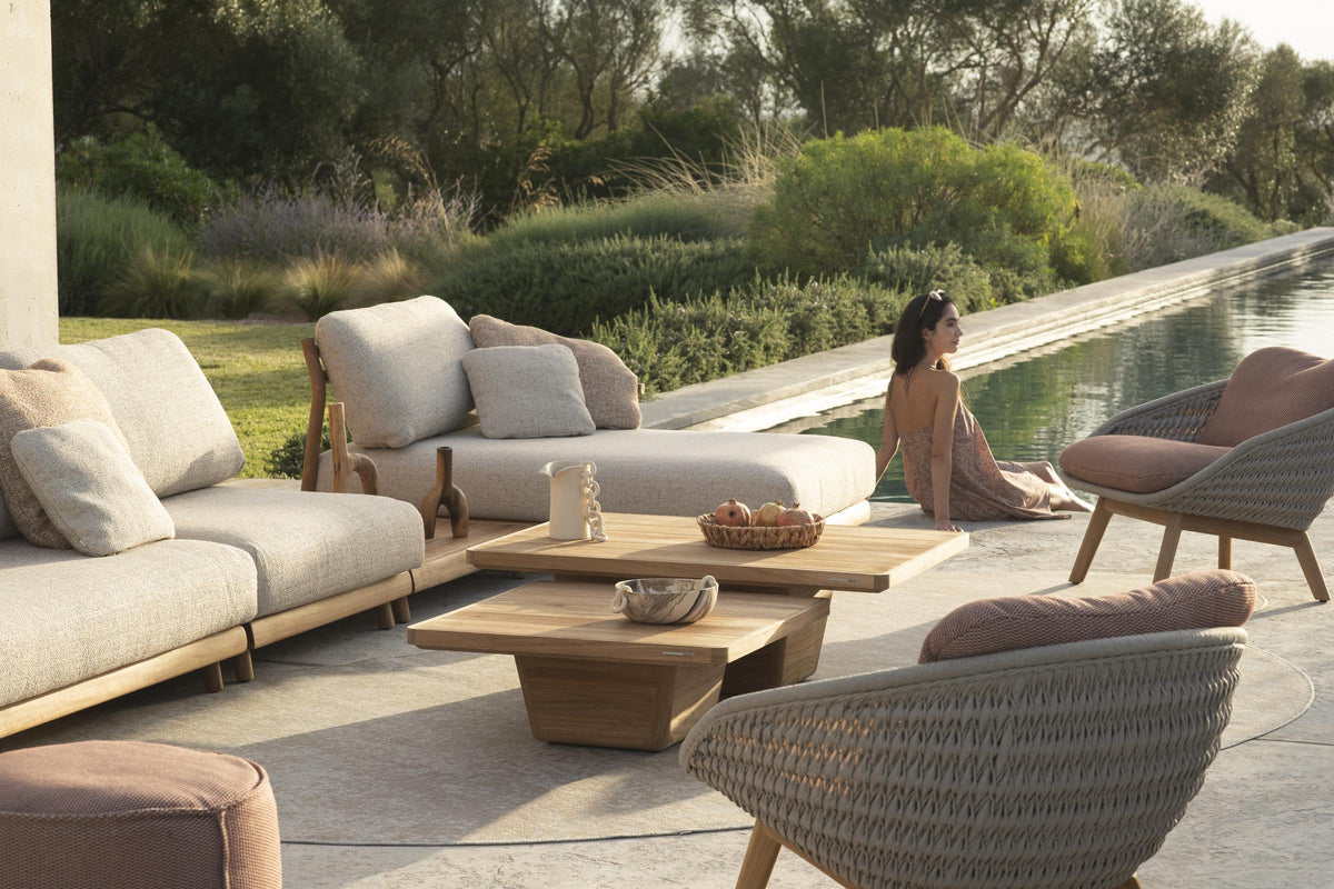 Manutti Muyu Chaise Lounge Left, coussins non inclus