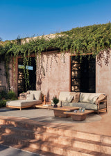 Manutti Muyu Chaise Lounge Left, coussins non inclus