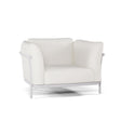 Manutti Nami Fauteuil Club Lounge, coussins non inclus Flint AF13 